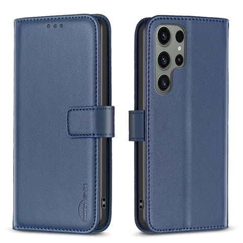 Magnetic Buckle Leather Phone Case, For Samsung Galaxy S25 Ultra 5G