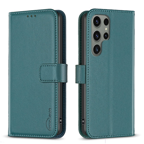 Magnetic Buckle Leather Phone Case, For Samsung Galaxy S25 Ultra 5G
