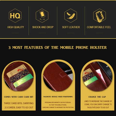 idewei Crazy Horse Texture Leather Phone Case, For Samsung Galaxy A16 5G, For Samsung Galaxy A06 4G
