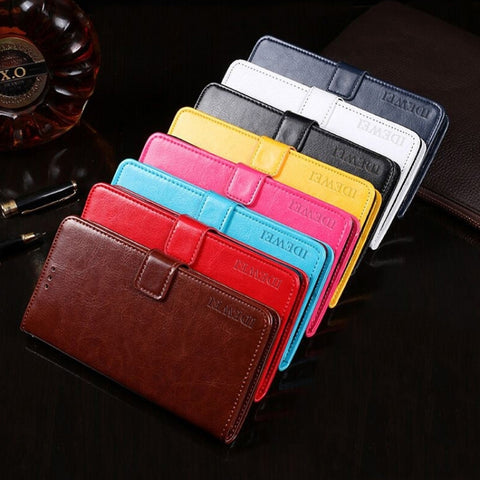 idewei Crazy Horse Texture Leather Phone Case, For Samsung Galaxy A16 5G, For Samsung Galaxy A06 4G