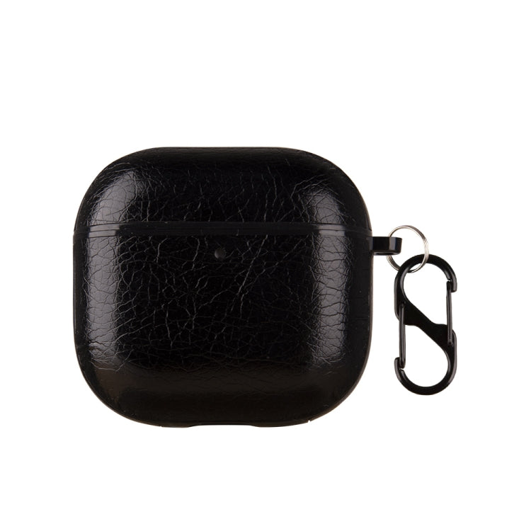 One-Piece Style Leather Earphone Protective Case with Hook, For AirPods 5 / 4, For AirPods Pro 3, For AirPods Pro 2
