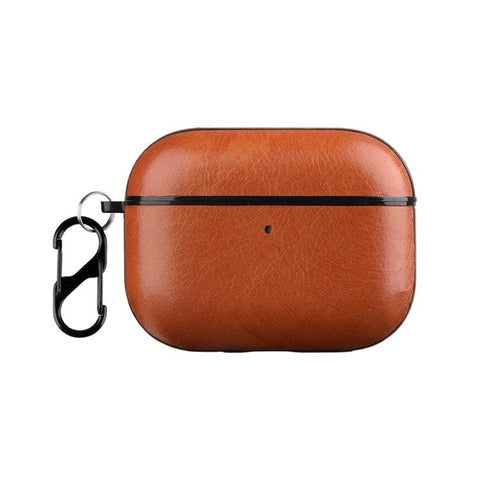 One-Piece Style Leather Earphone Protective Case with Hook, For AirPods 5 / 4, For AirPods Pro 3, For AirPods Pro 2