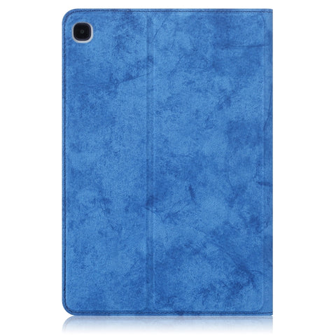 For Samsung Galaxy Tab S6 Lite P610/P615 Marble Cloth Texture TPU Horizontal Flip Leather Case with Holder & Card Slot & Pen Slot