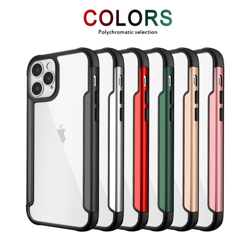 Iron Man Series Metal PC + TPU Protective Case, For iPhone 12 mini, For iPhone 12 / 12 Pro, For iPhone 12 Pro Max
