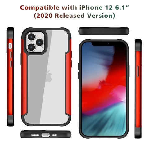 Iron Man Series Metal PC + TPU Protective Case, For iPhone 12 mini, For iPhone 12 / 12 Pro, For iPhone 12 Pro Max