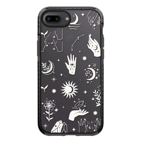 Simple Illustration Pattern Full Coverage Phone Case, For iPhone 7 Plus / 8 Plus