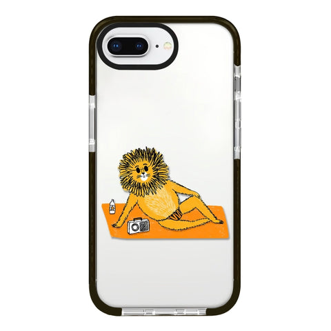 Simple Illustration Pattern Full Coverage Phone Case, For iPhone 7 Plus / 8 Plus