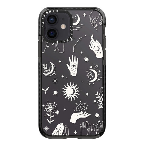Simple Illustration Pattern Full Coverage Phone Case, For iPhone 12