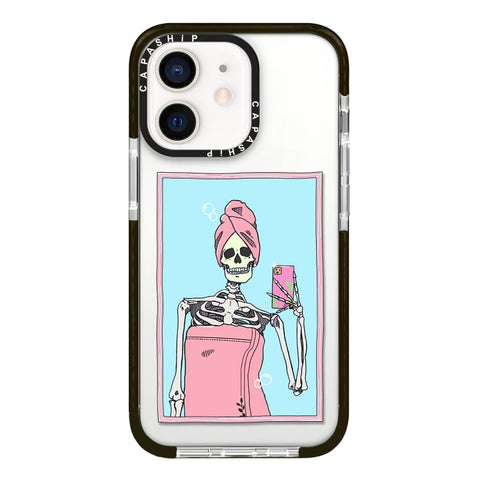 Simple Illustration Pattern Full Coverage Phone Case, For iPhone 12