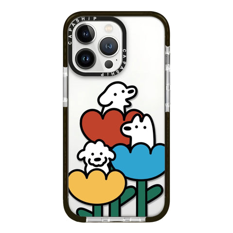 Simple Illustration Pattern Full Coverage Phone Case, For iPhone 12 Pro