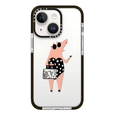 Simple Illustration Pattern Full Coverage Phone Case, For iPhone 13 mini
