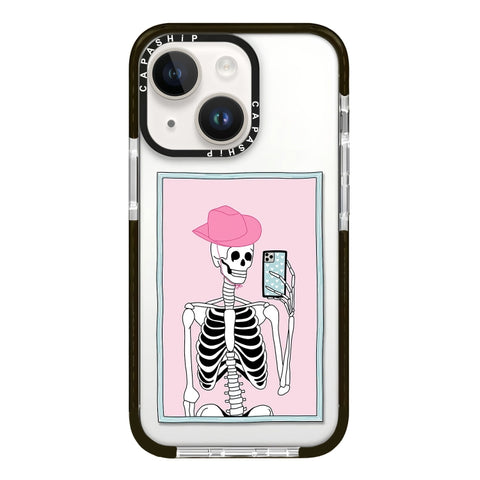 Simple Illustration Pattern Full Coverage Phone Case, For iPhone 14