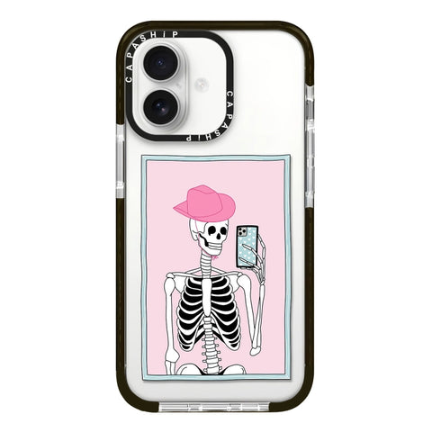 Simple Illustration Pattern Full Coverage Phone Case, For iPhone 16 Plus
