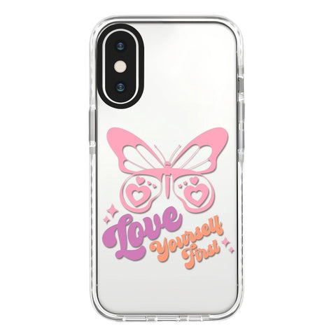 Simple Illustration Pattern Full Coverage Phone Case, For iPhone X / XS