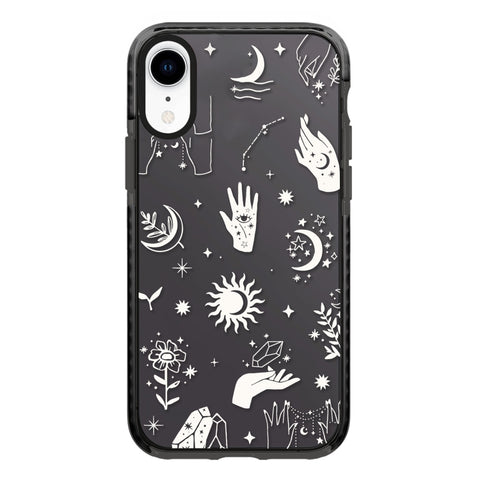Simple Illustration Pattern Full Coverage Phone Case, For iPhone XR