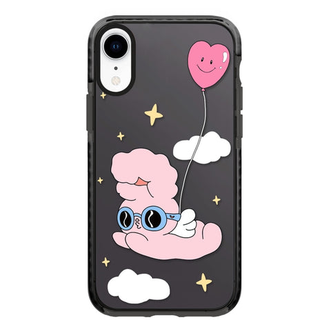 Simple Illustration Pattern Full Coverage Phone Case, For iPhone XR