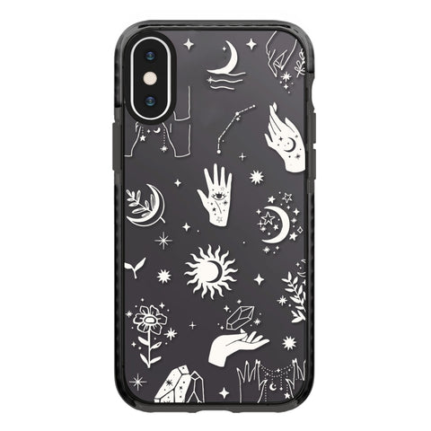 Simple Illustration Pattern Full Coverage Phone Case, For iPhone XS Max