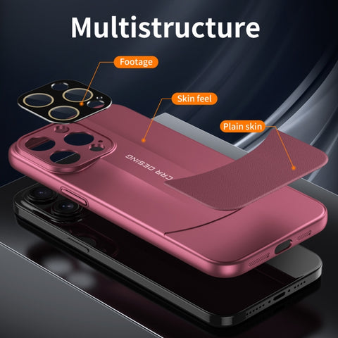 Vegetarian Leather Series Skin Feel Full Coverage Phone Case, For iPhone 15 Pro Max, For iPhone 15 Pro, For iPhone 15 Plus, For iPhone 15, For iPhone 14 Plus, For iPhone 14, For iPhone 14 Pro, For iPhone 14 Pro Max