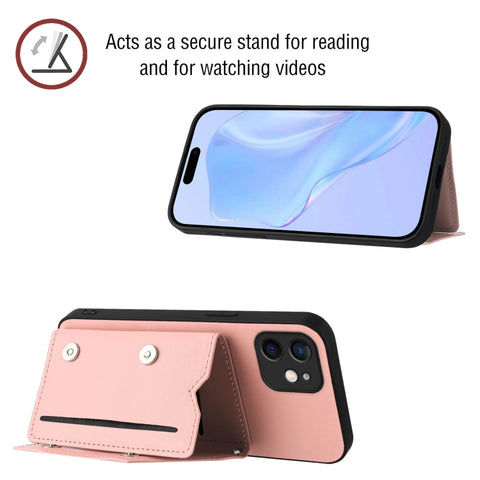 Skin Feel Four Card Slots Phone Case with Wrist Strap, For iPhone 12 mini, For iPhone 11 Pro Max, For iPhone 11, For iPhone 11 Pro, For iPhone X / XS, For iPhone XR, For iPhone XS Max, For iPhone 7 Plus / 8 Plus
