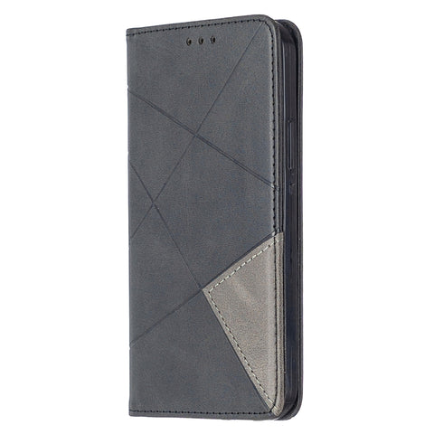 Rhombus Texture Horizontal Flip Magnetic Leather Case with Holder & Card Slots, For Xiaomi Redmi 9A, For Xiaomi Redmi 9C, For iPhone 12 mini, For iPhone 12 / 12 Pro, For iPhone 12 Pro Max