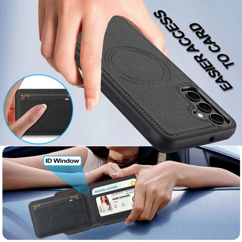 LC.IMEEKE L3 Series Detachable RFID Card Bag Magsafe Phone Case, For Galaxy A18 5G/A18 4G, For Samsung Galaxy A57 5G, For Samsung Galaxy A37 5G, For Samsung Galaxy A16 5G, For Samsung Galaxy A15 5G / 4G, For Samsung Galaxy A55 5G                       ...