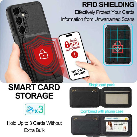 LC.IMEEKE L3 Series Detachable RFID Card Bag Magsafe Phone Case, For Galaxy A18 5G/A18 4G, For Samsung Galaxy A57 5G, For Samsung Galaxy A37 5G, For Samsung Galaxy A16 5G, For Samsung Galaxy A15 5G / 4G, For Samsung Galaxy A55 5G                       ...