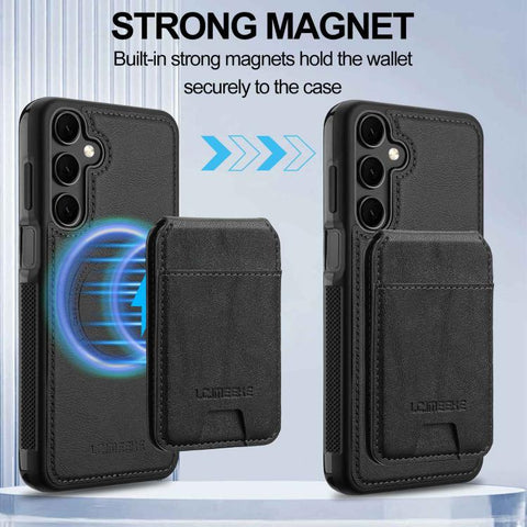LC.IMEEKE L3 Series Detachable RFID Card Bag Magsafe Phone Case, For Galaxy A18 5G/A18 4G, For Samsung Galaxy A57 5G, For Samsung Galaxy A37 5G, For Samsung Galaxy A16 5G, For Samsung Galaxy A15 5G / 4G, For Samsung Galaxy A55 5G                       ...