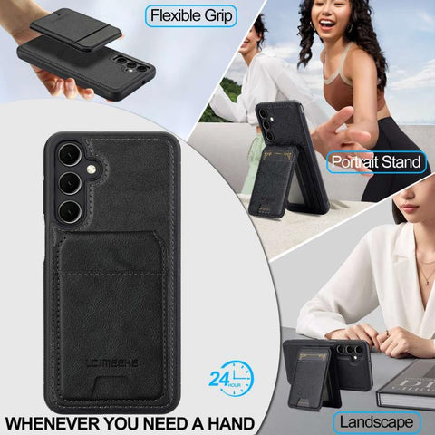 LC.IMEEKE L3 Series Detachable RFID Card Bag Magsafe Phone Case, For Galaxy A18 5G/A18 4G, For Samsung Galaxy A57 5G, For Samsung Galaxy A37 5G, For Samsung Galaxy A16 5G, For Samsung Galaxy A15 5G / 4G, For Samsung Galaxy A55 5G                       ...