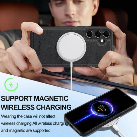 LC.IMEEKE L3 Series Detachable RFID Card Bag Magsafe Phone Case, For Galaxy A18 5G/A18 4G, For Samsung Galaxy A57 5G, For Samsung Galaxy A37 5G, For Samsung Galaxy A16 5G, For Samsung Galaxy A15 5G / 4G, For Samsung Galaxy A55 5G                       ...