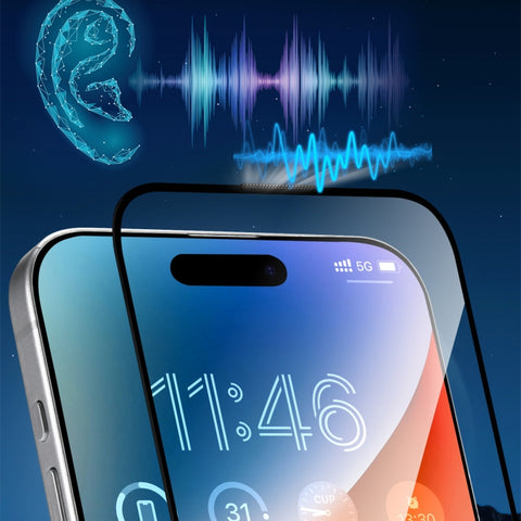JOYROOM Zero Sense Series 2.5D Full Screen HD Tempered Glass Film, For iPhone 16 Pro Max, For iPhone 16 Pro, For iPhone 16 Plus / 15 Plus, For iPhone 16 / 15