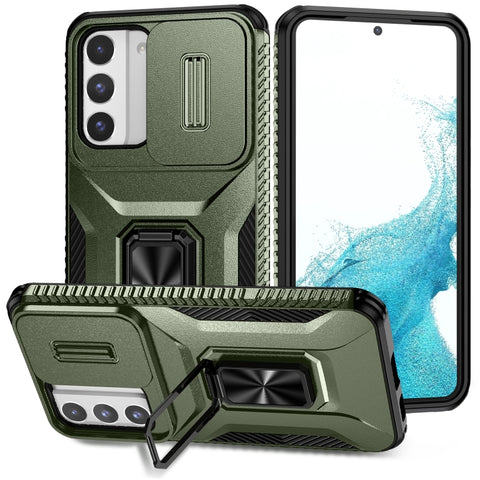 Sliding Camshield Holder Phone Case, For Samsung Galaxy S26+ 5G, For Samsung Galaxy S26 Ultra 5G, For Samsung Galaxy S26 5G, For Samsung Galaxy S25 Edge 5G, For Samsung Galaxy S25 Ultra 5G, For Samsung Galaxy S22 5G