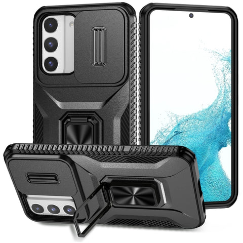 Sliding Camshield Holder Phone Case, For Samsung Galaxy S26+ 5G, For Samsung Galaxy S26 Ultra 5G, For Samsung Galaxy S26 5G, For Samsung Galaxy S25 Edge 5G, For Samsung Galaxy S25 Ultra 5G, For Samsung Galaxy S22 5G