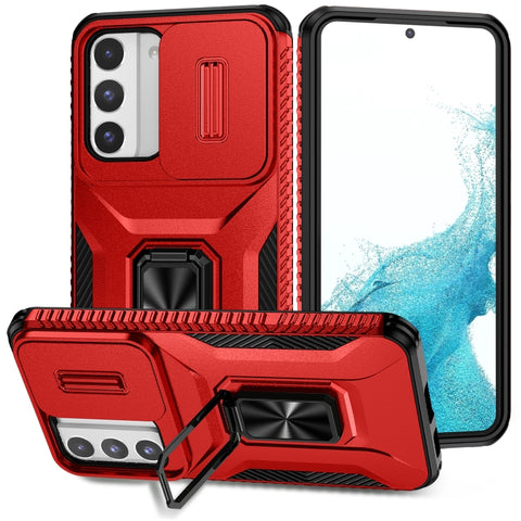 Sliding Camshield Holder Phone Case, For Samsung Galaxy S26+ 5G, For Samsung Galaxy S26 Ultra 5G, For Samsung Galaxy S26 5G, For Samsung Galaxy S25 Edge 5G, For Samsung Galaxy S25 Ultra 5G, For Samsung Galaxy S22 5G