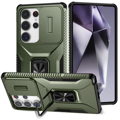 Sliding Camshield Holder Phone Case, For Samsung Galaxy S26+ 5G, For Samsung Galaxy S26 Ultra 5G, For Samsung Galaxy S26 5G, For Samsung Galaxy S25 Edge 5G, For Samsung Galaxy S25 Ultra 5G, For Samsung Galaxy S22 5G