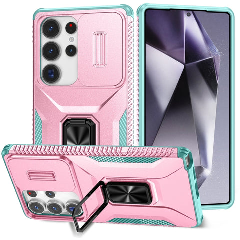 Sliding Camshield Holder Phone Case, For Samsung Galaxy S26+ 5G, For Samsung Galaxy S26 Ultra 5G, For Samsung Galaxy S26 5G, For Samsung Galaxy S25 Edge 5G, For Samsung Galaxy S25 Ultra 5G, For Samsung Galaxy S22 5G