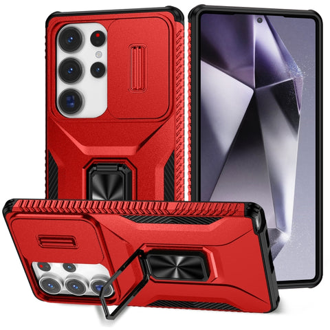 Sliding Camshield Holder Phone Case, For Samsung Galaxy S26+ 5G, For Samsung Galaxy S26 Ultra 5G, For Samsung Galaxy S26 5G, For Samsung Galaxy S25 Edge 5G, For Samsung Galaxy S25 Ultra 5G, For Samsung Galaxy S22 5G