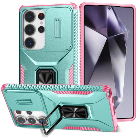 Sliding Camshield Holder Phone Case, For Samsung Galaxy S26+ 5G, For Samsung Galaxy S26 Ultra 5G, For Samsung Galaxy S26 5G, For Samsung Galaxy S25 Edge 5G, For Samsung Galaxy S25 Ultra 5G, For Samsung Galaxy S22 5G