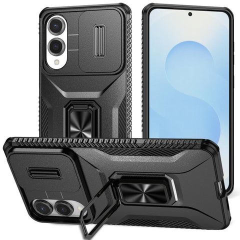 Sliding Camshield Holder Phone Case, For Samsung Galaxy S26+ 5G, For Samsung Galaxy S26 Ultra 5G, For Samsung Galaxy S26 5G, For Samsung Galaxy S25 Edge 5G, For Samsung Galaxy S25 Ultra 5G, For Samsung Galaxy S22 5G