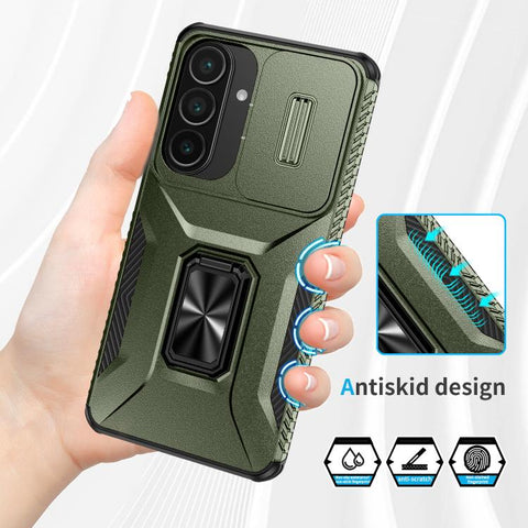 Sliding Camshield Holder Phone Case, For Samsung Galaxy S26+ 5G, For Samsung Galaxy S26 Ultra 5G, For Samsung Galaxy S26 5G, For Samsung Galaxy S25 Edge 5G, For Samsung Galaxy S25 Ultra 5G, For Samsung Galaxy S22 5G