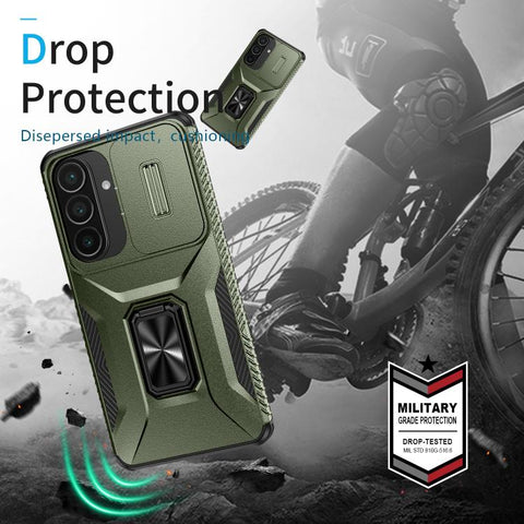 Sliding Camshield Holder Phone Case, For Samsung Galaxy S26+ 5G, For Samsung Galaxy S26 Ultra 5G, For Samsung Galaxy S26 5G, For Samsung Galaxy S25 Edge 5G, For Samsung Galaxy S25 Ultra 5G, For Samsung Galaxy S22 5G