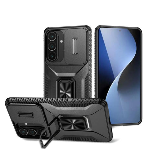 Sliding Camshield Holder Phone Case, For Samsung Galaxy S26+ 5G, For Samsung Galaxy S26 Ultra 5G, For Samsung Galaxy S26 5G, For Samsung Galaxy S25 Edge 5G, For Samsung Galaxy S25 Ultra 5G, For Samsung Galaxy S22 5G