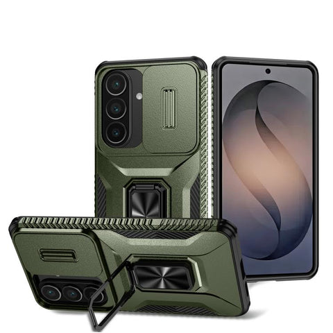 Sliding Camshield Holder Phone Case, For Samsung Galaxy S26+ 5G, For Samsung Galaxy S26 Ultra 5G, For Samsung Galaxy S26 5G, For Samsung Galaxy S25 Edge 5G, For Samsung Galaxy S25 Ultra 5G, For Samsung Galaxy S22 5G