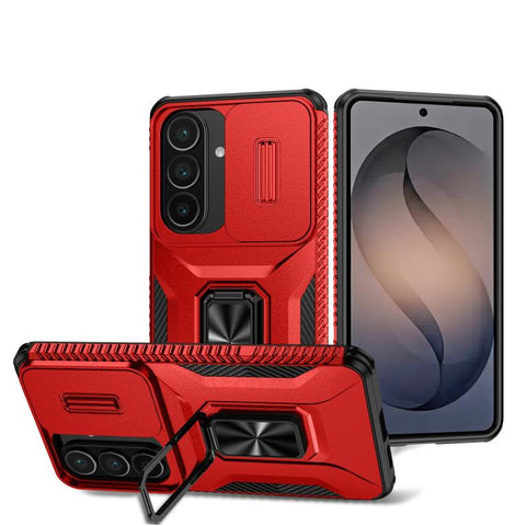 Sliding Camshield Holder Phone Case, For Samsung Galaxy S26+ 5G, For Samsung Galaxy S26 Ultra 5G, For Samsung Galaxy S26 5G, For Samsung Galaxy S25 Edge 5G, For Samsung Galaxy S25 Ultra 5G, For Samsung Galaxy S22 5G