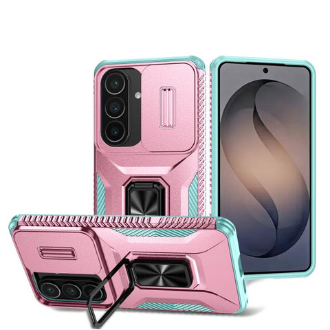 Sliding Camshield Holder Phone Case, For Samsung Galaxy S26+ 5G, For Samsung Galaxy S26 Ultra 5G, For Samsung Galaxy S26 5G, For Samsung Galaxy S25 Edge 5G, For Samsung Galaxy S25 Ultra 5G, For Samsung Galaxy S22 5G