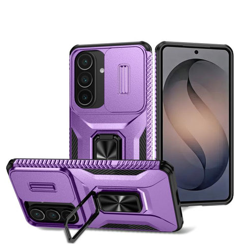 Sliding Camshield Holder Phone Case, For Samsung Galaxy S26+ 5G, For Samsung Galaxy S26 Ultra 5G, For Samsung Galaxy S26 5G, For Samsung Galaxy S25 Edge 5G, For Samsung Galaxy S25 Ultra 5G, For Samsung Galaxy S22 5G