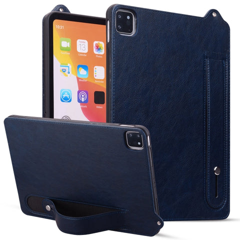 TPU Leather Back Tablet Case with Wristband, For iPad mini 8 2026, For iPad Air 13 2026 / 2025 / 2024, For iPad Air 11 2026 / 2025 / 2024, For iPad Pro 13 2025 / 2024, For iPad Pro 11 2025 / 2024, For iPad 2025 / 2022, For iPad mini 6 / mini 2024      ...