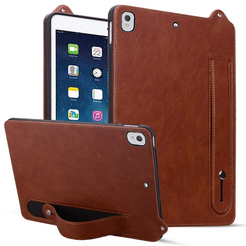 TPU Leather Back Tablet Case with Wristband, For iPad mini 8 2026, For iPad Air 13 2026 / 2025 / 2024, For iPad Air 11 2026 / 2025 / 2024, For iPad Pro 13 2025 / 2024, For iPad Pro 11 2025 / 2024, For iPad 2025 / 2022, For iPad mini 6 / mini 2024      ...