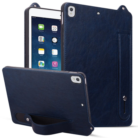 TPU Leather Back Tablet Case with Wristband, For iPad mini 8 2026, For iPad Air 13 2026 / 2025 / 2024, For iPad Air 11 2026 / 2025 / 2024, For iPad Pro 13 2025 / 2024, For iPad Pro 11 2025 / 2024, For iPad 2025 / 2022, For iPad mini 6 / mini 2024      ...