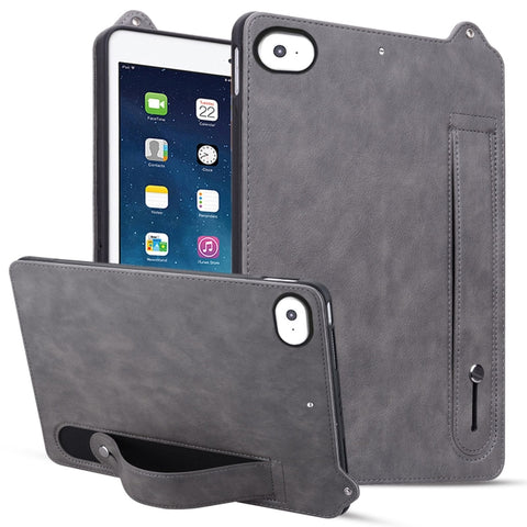 TPU Leather Back Tablet Case with Wristband, For iPad mini 8 2026, For iPad Air 13 2026 / 2025 / 2024, For iPad Air 11 2026 / 2025 / 2024, For iPad Pro 13 2025 / 2024, For iPad Pro 11 2025 / 2024, For iPad 2025 / 2022, For iPad mini 6 / mini 2024      ...