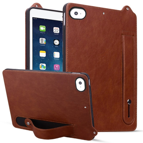 TPU Leather Back Tablet Case with Wristband, For iPad mini 8 2026, For iPad Air 13 2026 / 2025 / 2024, For iPad Air 11 2026 / 2025 / 2024, For iPad Pro 13 2025 / 2024, For iPad Pro 11 2025 / 2024, For iPad 2025 / 2022, For iPad mini 6 / mini 2024      ...